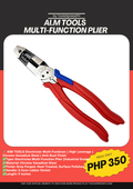 AI.M Tools Electrician Plier 9 Inches - High Leverage Design, Labor Saving 30%