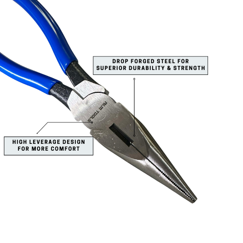 AI.M Tools 8 Inch Lineman's Long Nose Heavy Duty