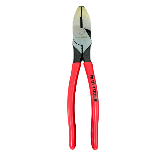 AIM Tools Linemans Plier 9 inch heavy duty High Leverage for cutting Copper Aluminum and ACSR