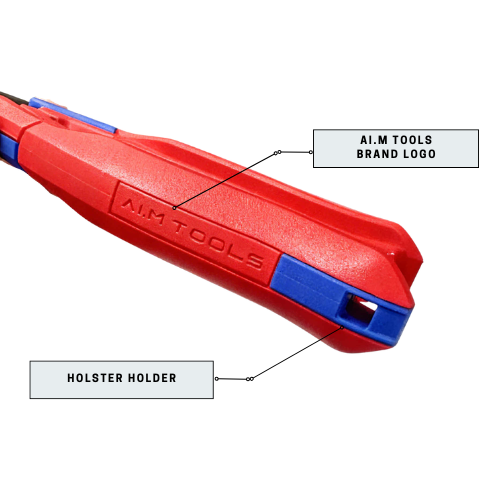 AI.M Tools Electrician Plier 9 Inches - High Leverage Design, Labor Saving 30%