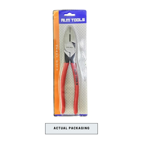 AIM Tools Linemans Plier 9 inch heavy duty High Leverage for cutting Copper Aluminum and ACSR